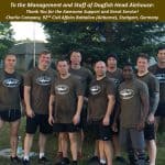Photo of soldiers wearing Dogfish Head t shirts