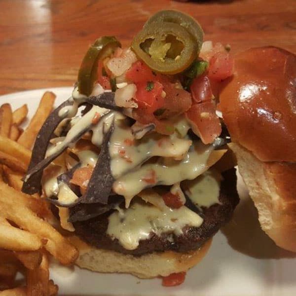 Alehouse Nacho Burger