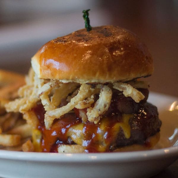 Dr. Pepper Pork Belly Burger