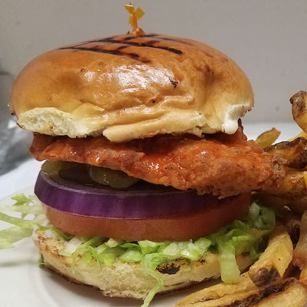 Spicy Buffalo Fried Chicken Sandwich