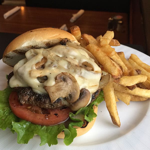 Mushroom Swiss Burger