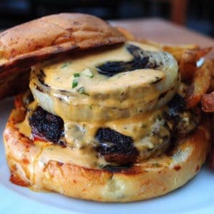 Sweet Chipotle Chorizo Burger