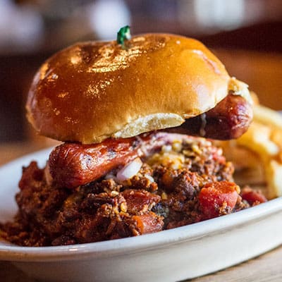 Mighty Chili Dog Burger