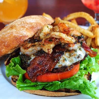 Sautéed Shrimp Burger