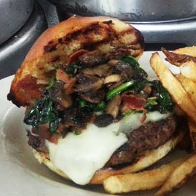 Spinach Hash Burger