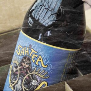 Bottle of Sah'Tea beer