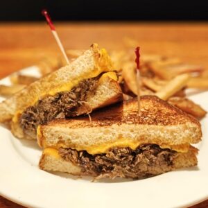 short rib grilled cheese