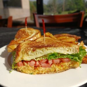 maryland crab cake grilled cheese