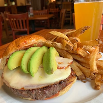 The Lava Guava Burger Dogfish Head Alehouse Craft Beer Gaithersburg