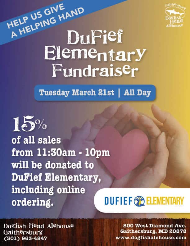 DuFief Elementary Fundraiser at Dogfish