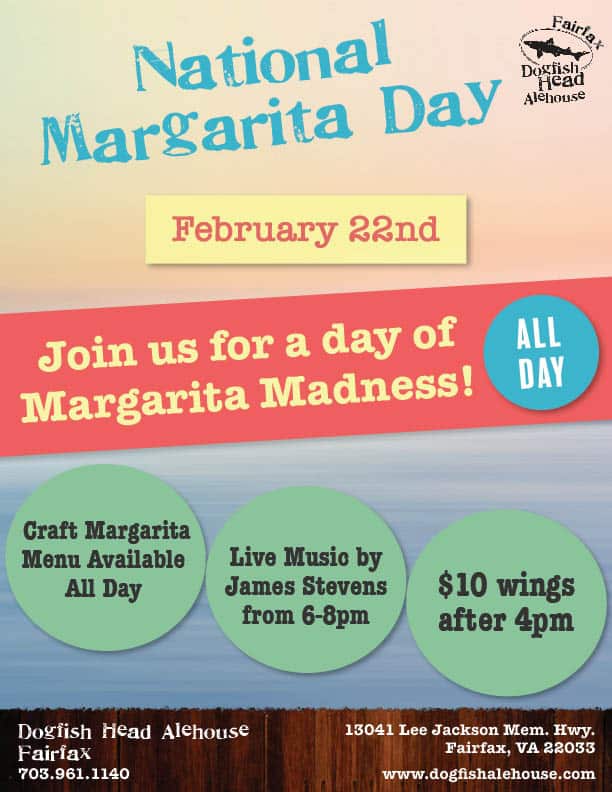National Margarita Day at Dogfish